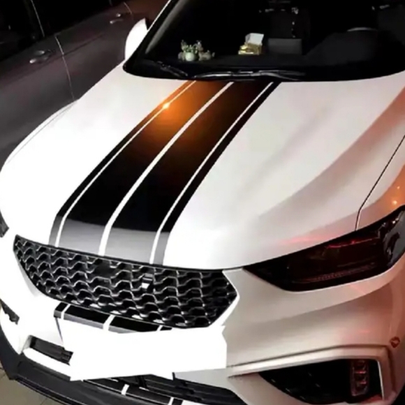 6pcs Fashion Car Stickers Parallel Line Car Stickers For Any Car - Picture 2 of 3